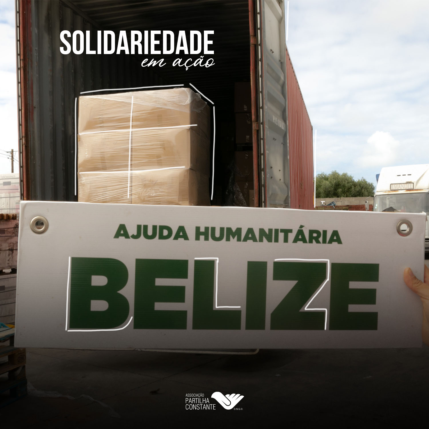 “Solidariedade em Ação: ONG Remar e Partilha Constante Enviam Contentor de Ajuda Humanitária para Belize” Clone