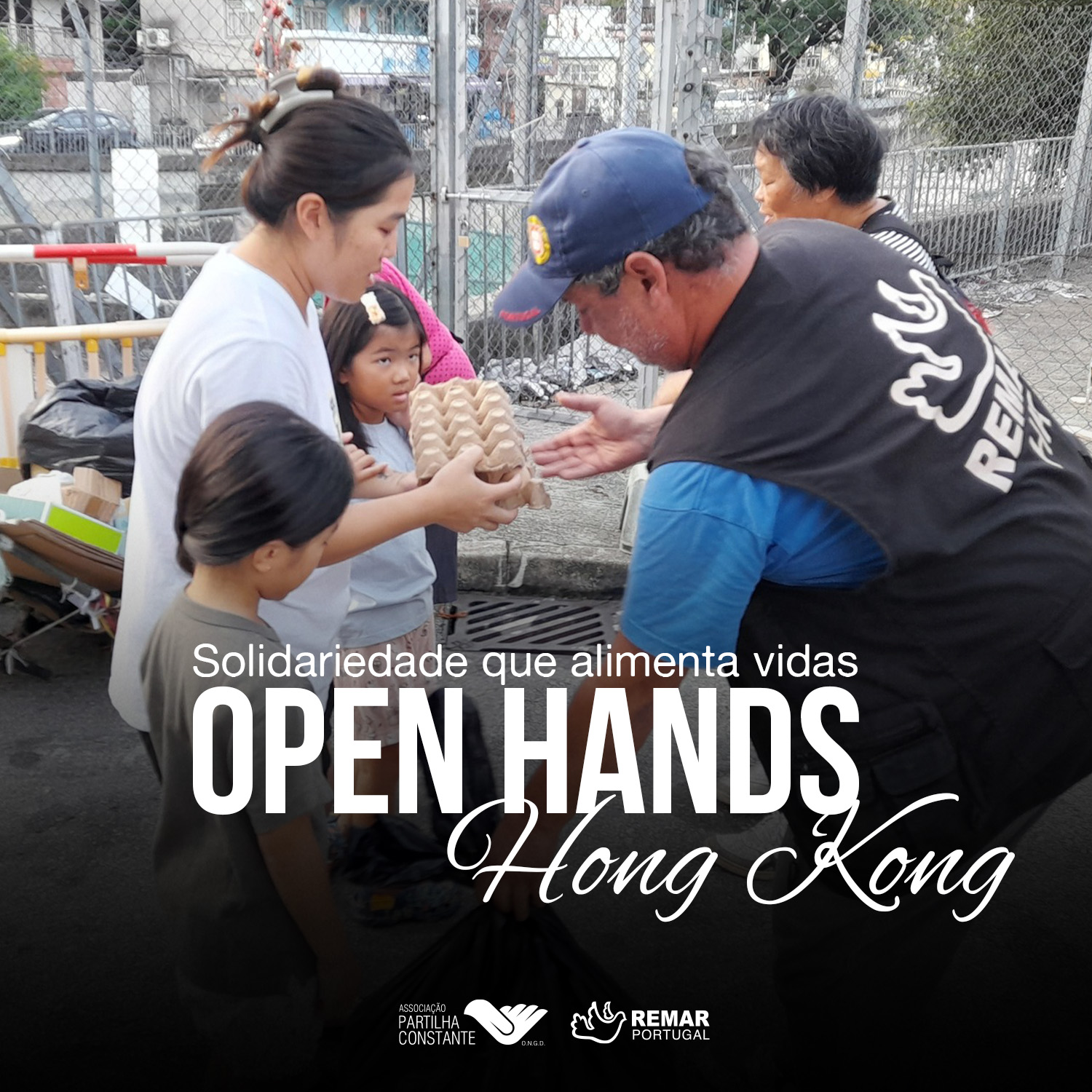 Open Hands: Remar Hongkong oferece alimentos e conforto a quem mais precisa